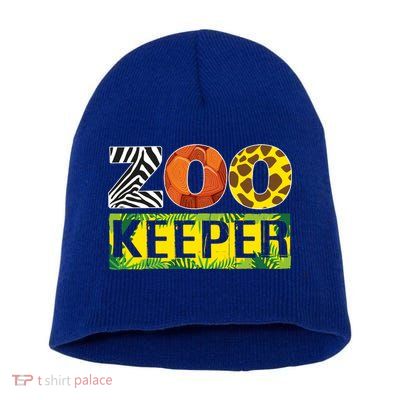 Zoo Keeper Costume Adult Halloween Party Safari Zookeeper Funny Gift Short Acrylic Beanie