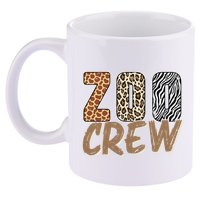 Zoo Keeper Crew Funny Gift 11oz C Handle Ceramic Mug