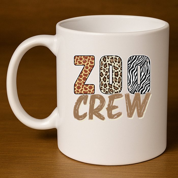 Zoo Keeper Crew Funny Gift 11oz C Handle Ceramic Mug