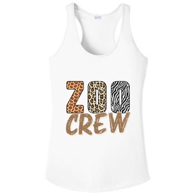 Zoo Keeper Crew Funny Gift Ladies PosiCharge Competitor Racerback Tank