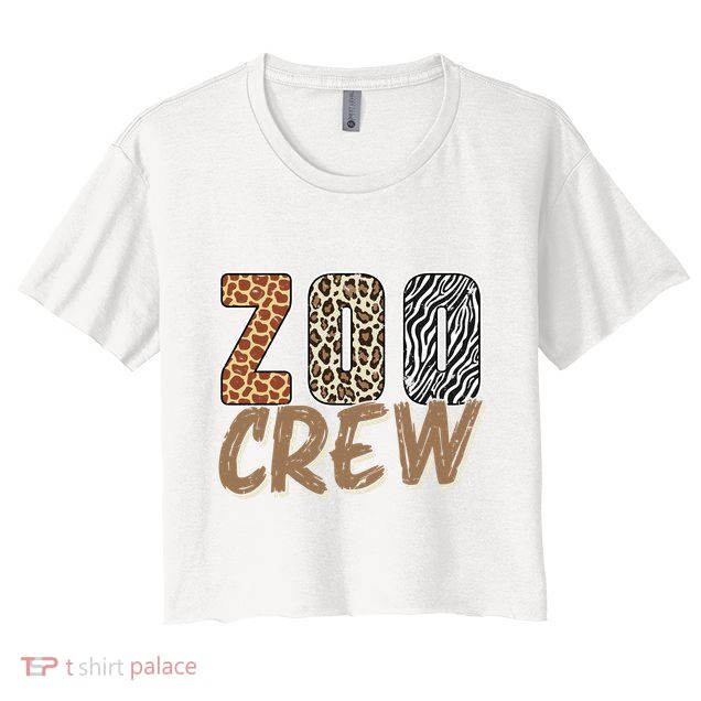 Zoo Keeper Crew Funny Gift Crop Top