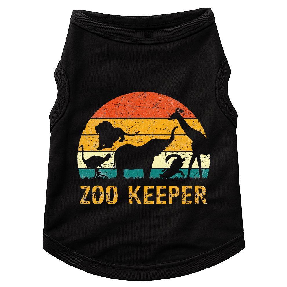Zoo Keeper Funny Halloween Costume Doggie Tank