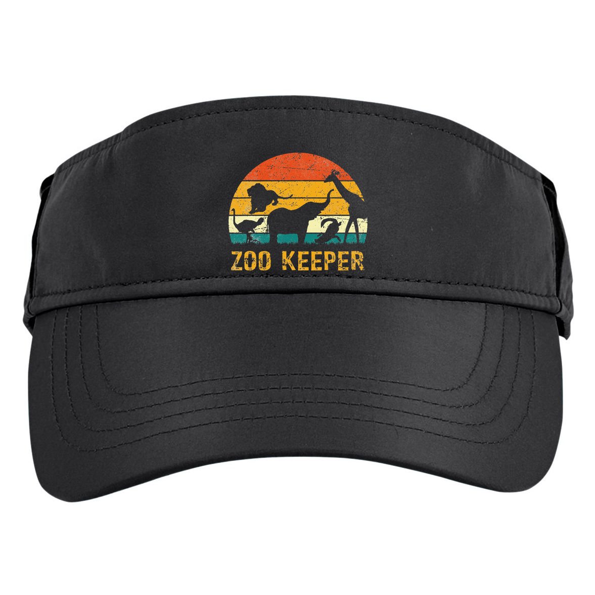 Zoo Keeper Funny Halloween Costume Adult Drive Performance Visor
