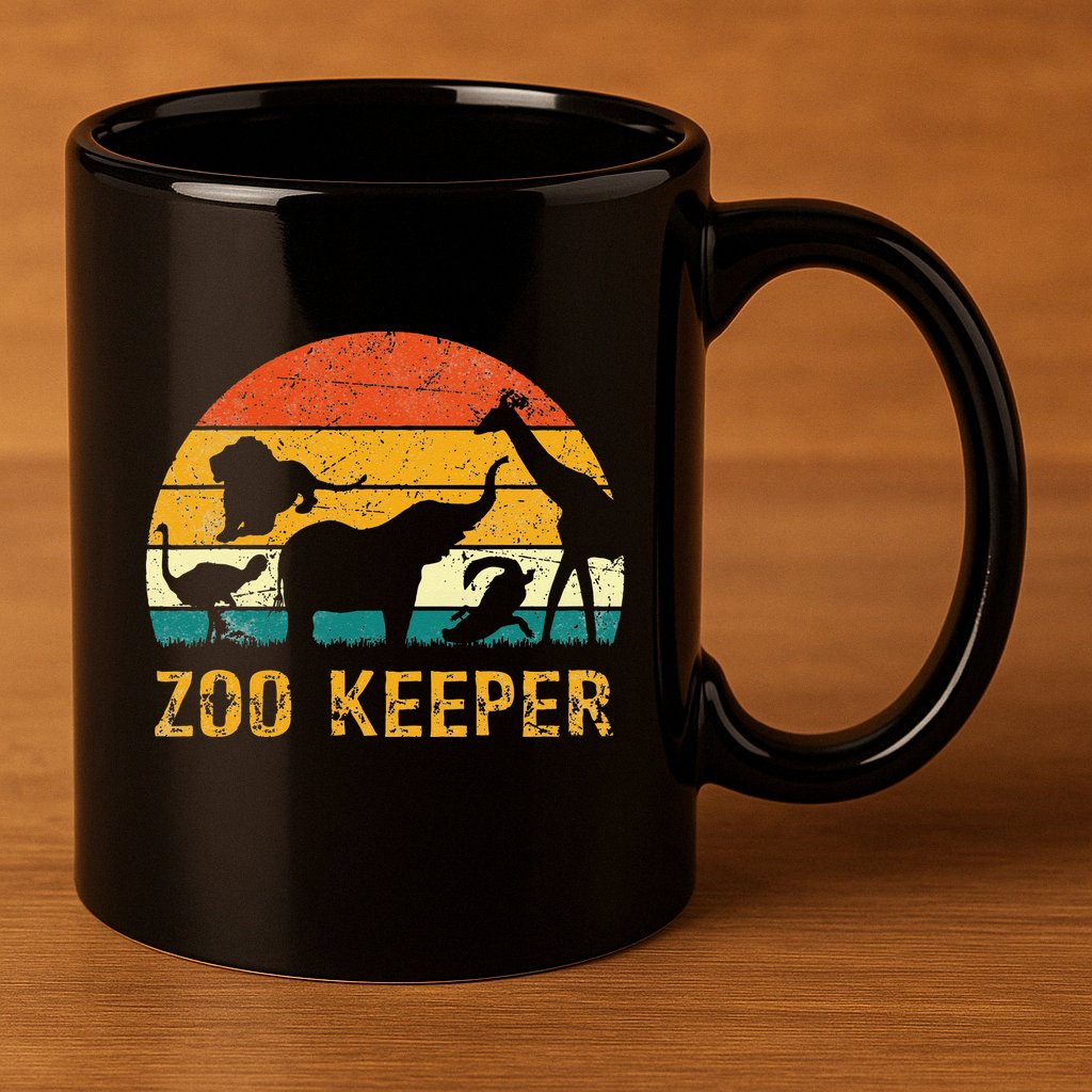 Zoo Keeper Funny Halloween Costume 11oz C Handle Ceramic Mug