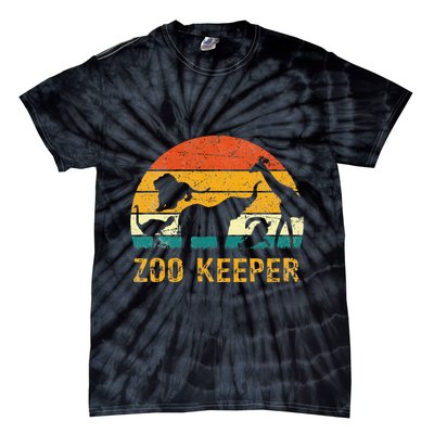 Zoo Keeper Funny Halloween Costume Tie-Dye T-Shirt