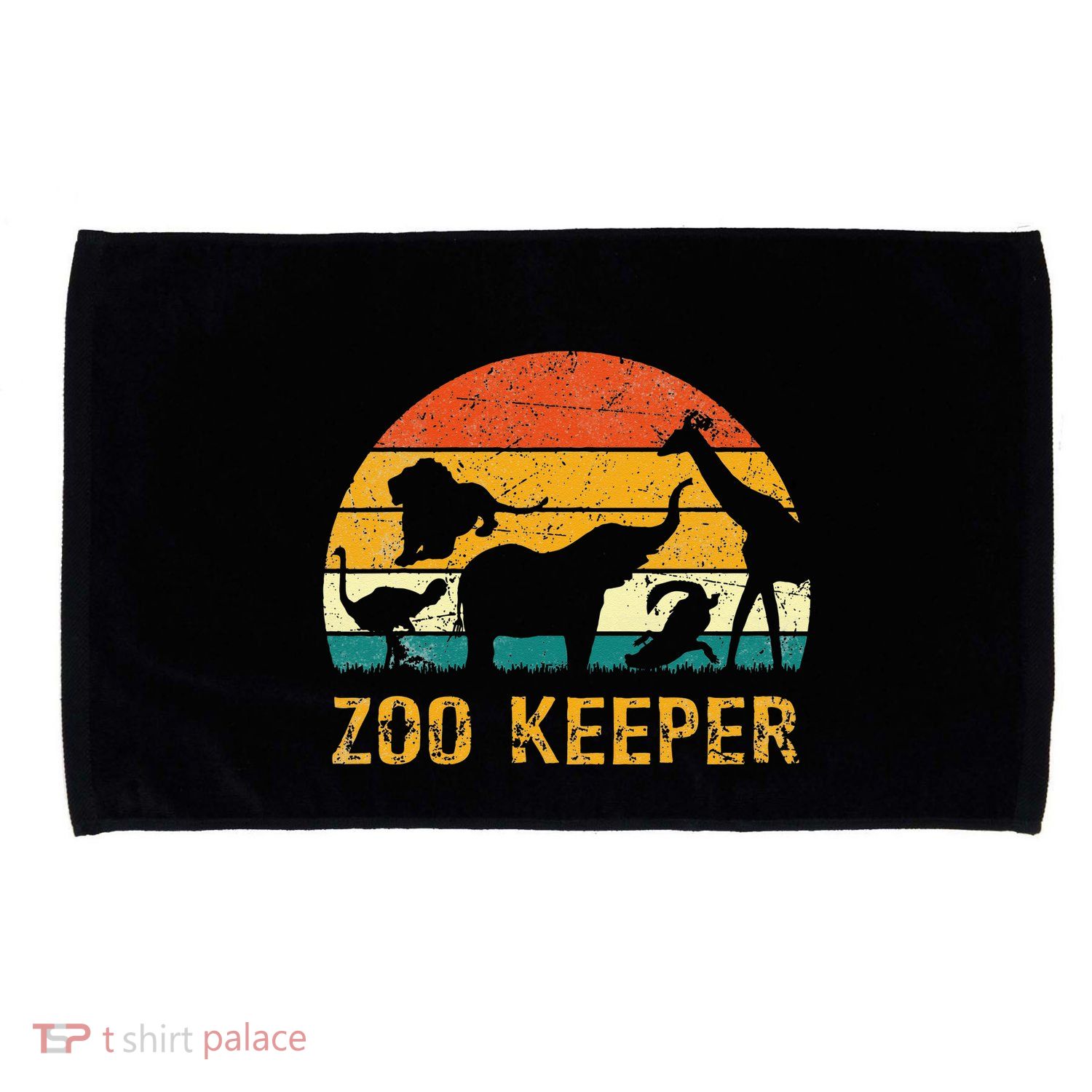 Zoo Keeper Funny Halloween Costume Microfiber Hand Towel