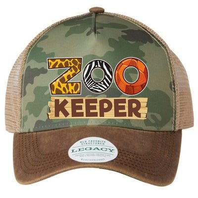 Zoo Keeper Funny African Safari Savanna Animal Costume Gift Legacy Tie Dye Trucker Hat