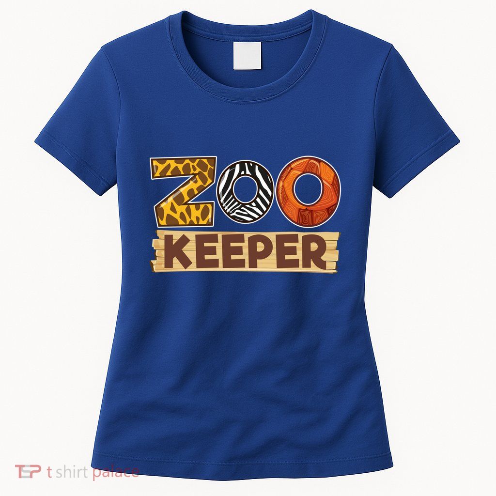Zoo Keeper Funny African Safari Savanna Animal Costume Gift Womens T-Shirt
