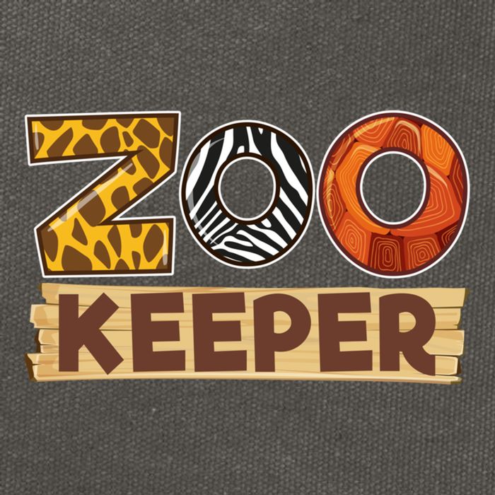 Zoo Keeper Funny African Safari Savanna Animal Costume Gift Cotton Canvas Backpack