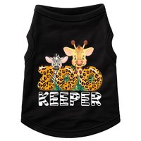 Zoo Keeper Funny Jungle Safari Wild Print Savanna Matching Cute Gift Doggie Tank