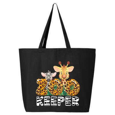 Zoo Keeper Funny Jungle Safari Wild Print Savanna Matching Cute Gift 25L Jumbo Tote