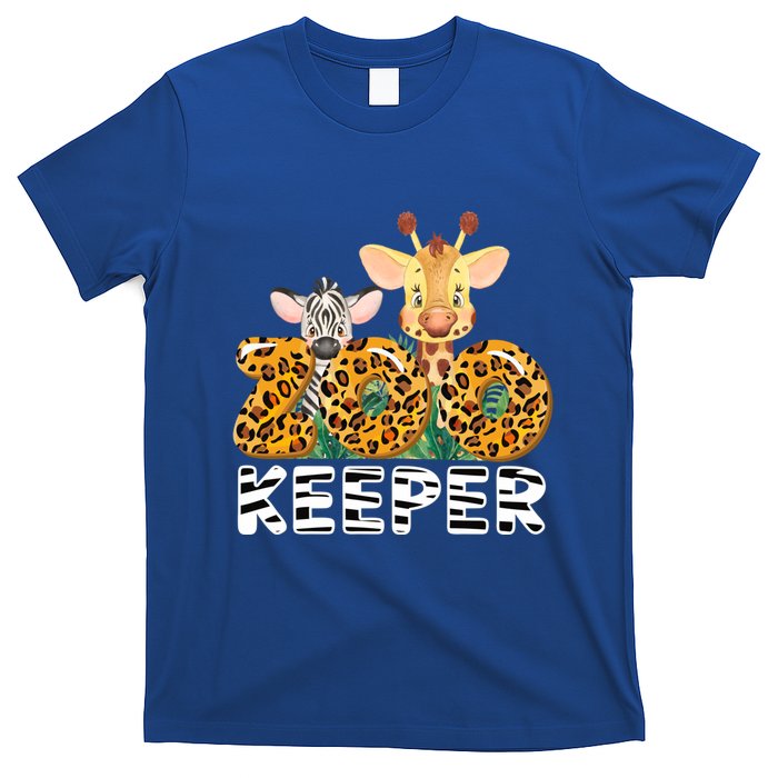 Zoo Keeper Funny Jungle Safari Wild Print Savanna Matching Cute Gift T-Shirt