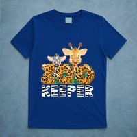 Zoo Keeper Funny Jungle Safari Wild Print Savanna Matching Cute Gift T-Shirt