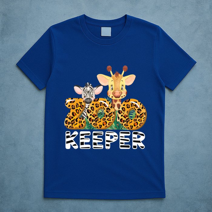 Zoo Keeper Funny Jungle Safari Wild Print Savanna Matching Cute Gift T-Shirt