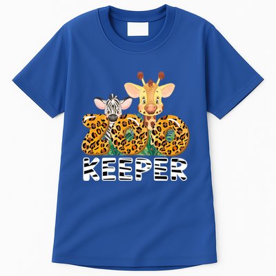 Zoo Keeper Funny Jungle Safari Wild Print Savanna Matching Cute Gift Tall T-Shirt