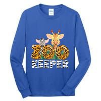 Zoo Keeper Funny Jungle Safari Wild Print Savanna Matching Cute Gift Tall Long Sleeve T-Shirt