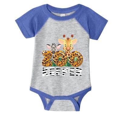 Zoo Keeper Funny Jungle Safari Wild Print Savanna Matching Cute Gift Infant Baby Jersey Bodysuit
