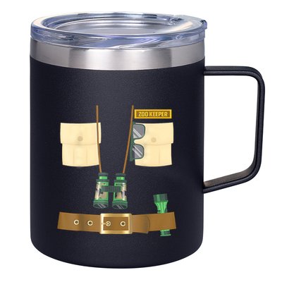 Zoo Keeper Funny Halloween Costume Kids Gifts 12oz Stainless Steel Coffee Mug