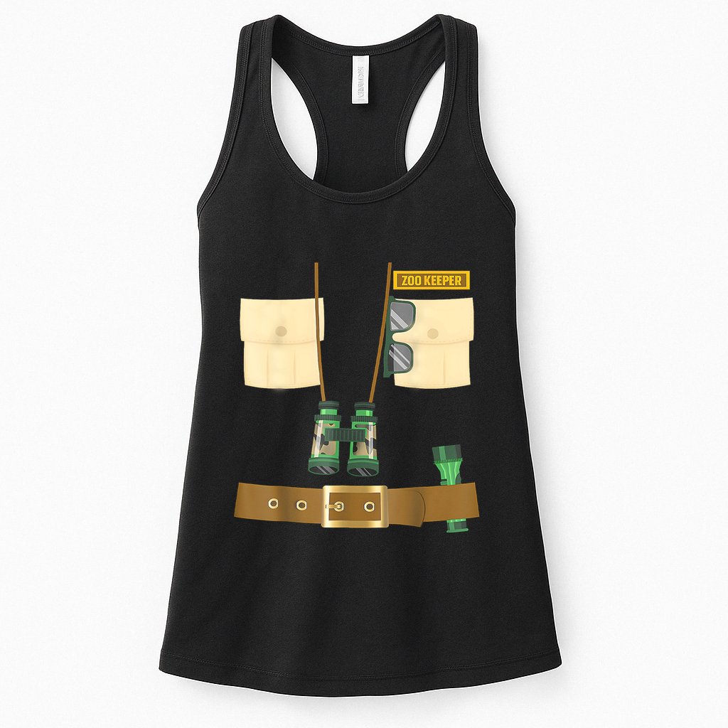 Zoo Keeper Funny Halloween Costume Kids Gifts Womens Tank Top