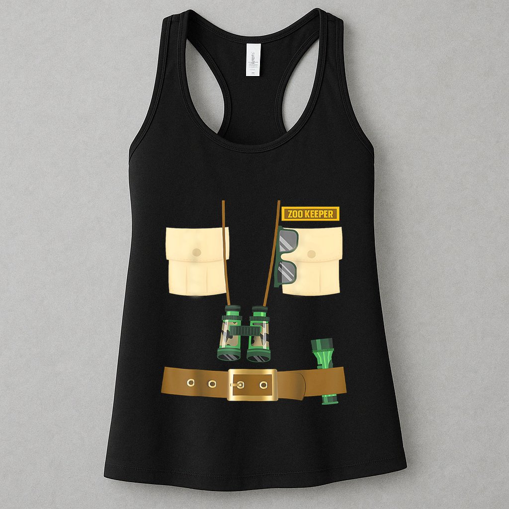 Zoo Keeper Funny Halloween Costume Kids Gifts Womens Tank Top
