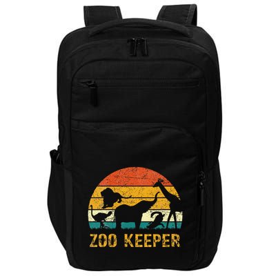 Zoo Keeper Funny Halloween Costume Impact Tech Backpack
