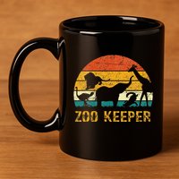 Zoo Keeper Funny Halloween Costume 11oz C Handle Ceramic Mug