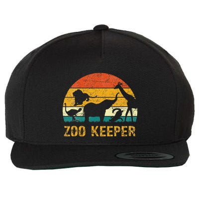 Zoo Keeper Funny Halloween Costume Wool Snapback Cap