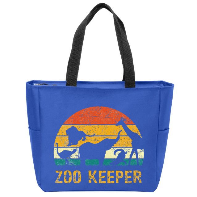 Zoo Keeper Funny Halloween Costume Zip Tote Bag
