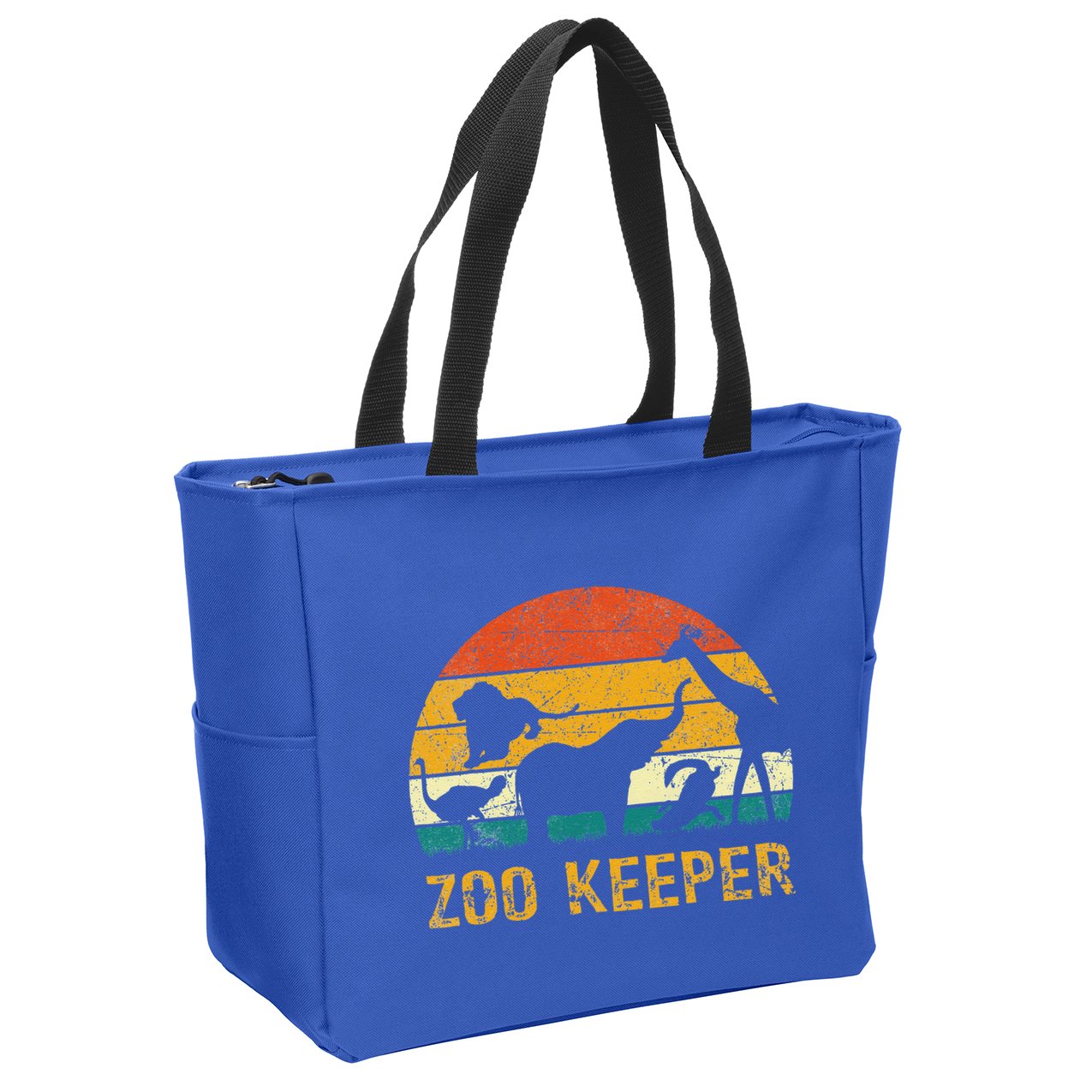 Zoo Keeper Funny Halloween Costume Zip Tote Bag