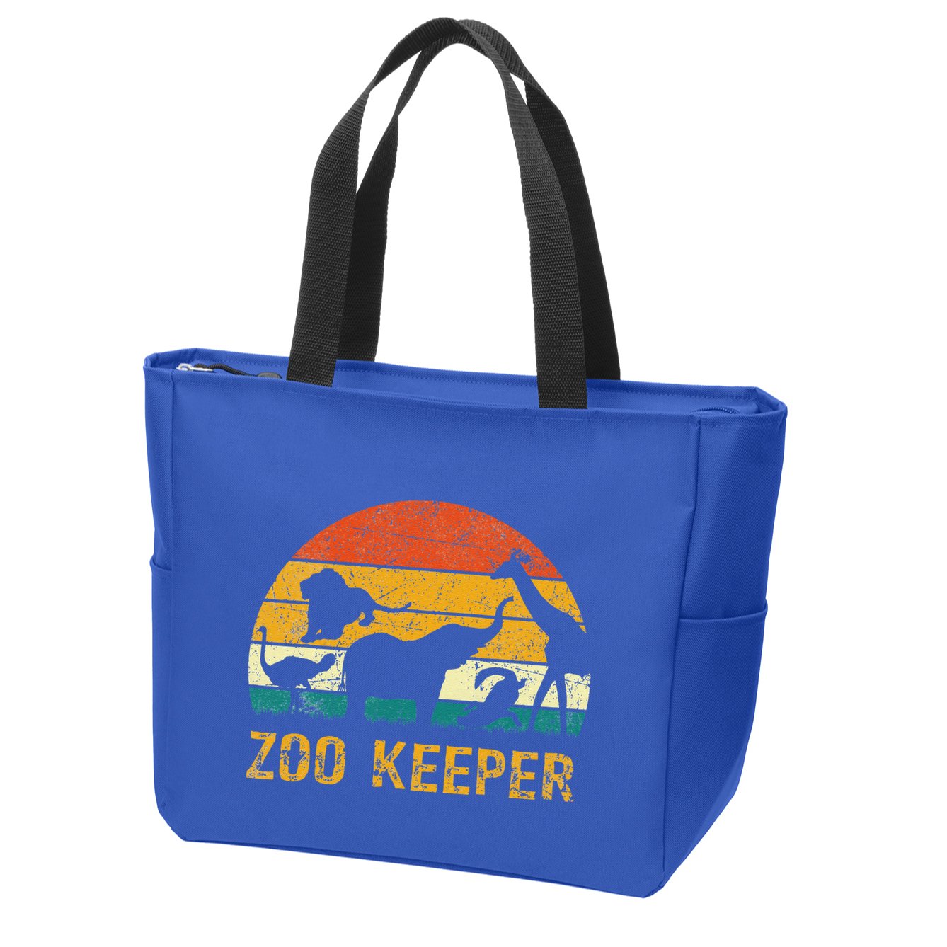 Zoo Keeper Funny Halloween Costume Zip Tote Bag