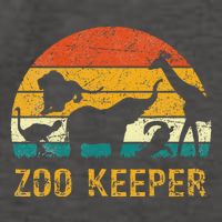 Zoo Keeper Funny Halloween Costume Vector Backpack