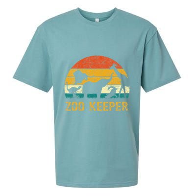 Zoo Keeper Funny Halloween Costume Sueded Cloud Jersey T-Shirt