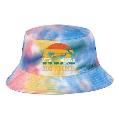 Zoo Keeper Funny Halloween Costume Tie Dye Newport Bucket Hat