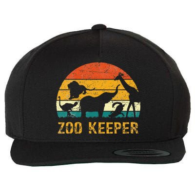 Zoo Keeper Funny Halloween Costume Wool Snapback Cap