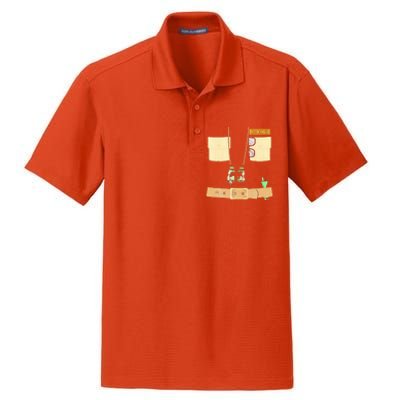 Zoo Keeper Funny Halloween Costume Dry Zone Grid Polo