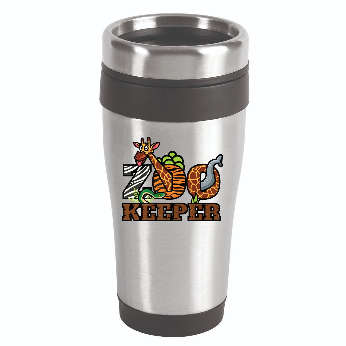 Zoo Keeper Funny Jungle Safari Animal Lover Gift Men Women 16oz Travel Tumbler