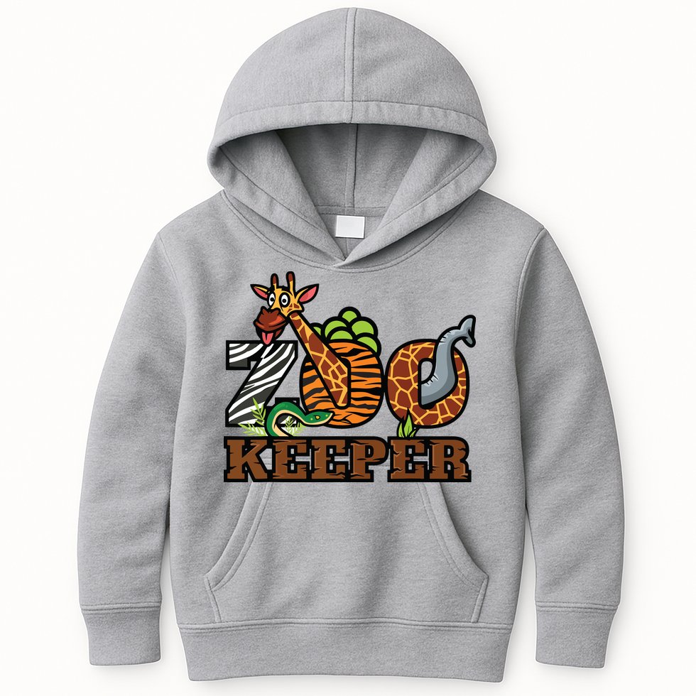 Zoo Keeper Funny Jungle Safari Animal Lover Gift Men Women Kids Hoodie