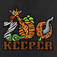 Zoo Keeper Funny Jungle Safari Animal Lover Gift Meaningful Gift 7 Panel Mesh Trucker Snapback Hat