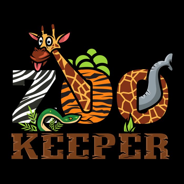 Zoo Keeper Funny Jungle Safari Animal Lover Gift Meaningful Gift 7-Panel Snapback Hat
