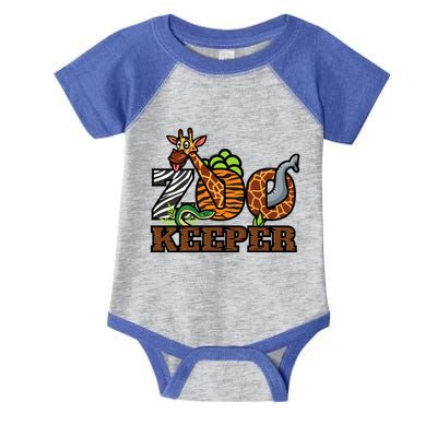 Zoo Keeper Funny Jungle Safari Animal Lover Gift Meaningful Gift Infant Baby Jersey Bodysuit