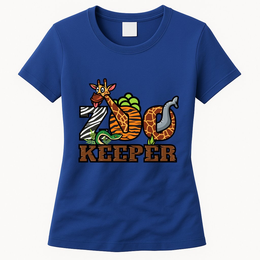 Zoo Keeper Funny Jungle Safari Animal Lover Gift Meaningful Gift Womens T-Shirt