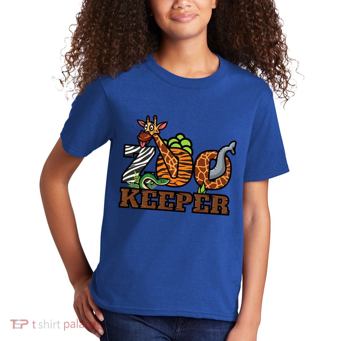 Zoo Keeper Funny Jungle Safari Animal Lover Gift Meaningful Gift Kids T-Shirt