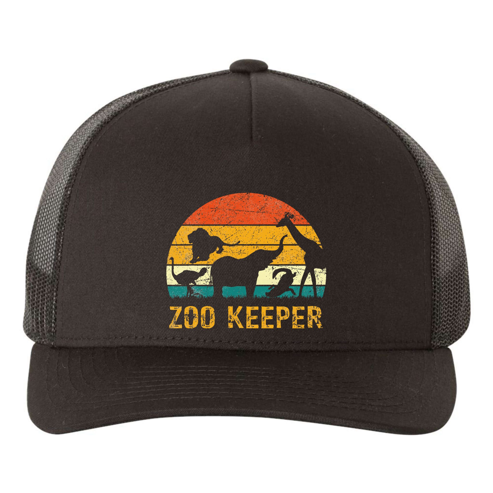 Zoo Keeper Funny Halloween Costume Yupoong Adult 5-Panel Trucker Hat