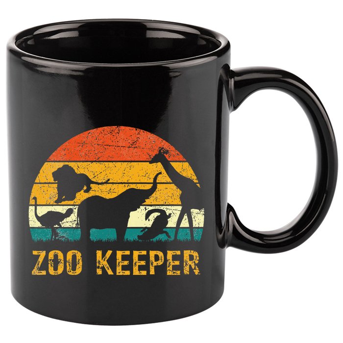 Zoo Keeper Funny Halloween Costume 11oz C Handle Ceramic Mug