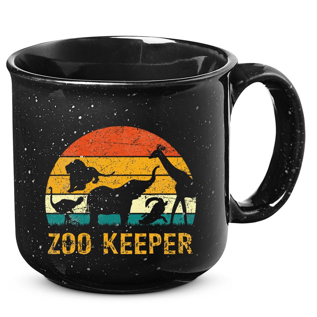 Zoo Keeper Funny Halloween Costume 15oz Campfire Ceramic Mug