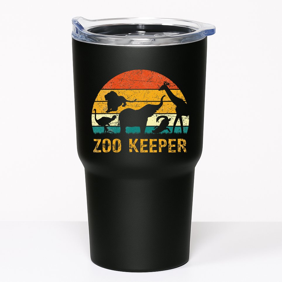 Zoo Keeper Funny Halloween Costume Tumbler