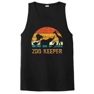 Zoo Keeper Funny Halloween Costume PosiCharge Competitor Tank