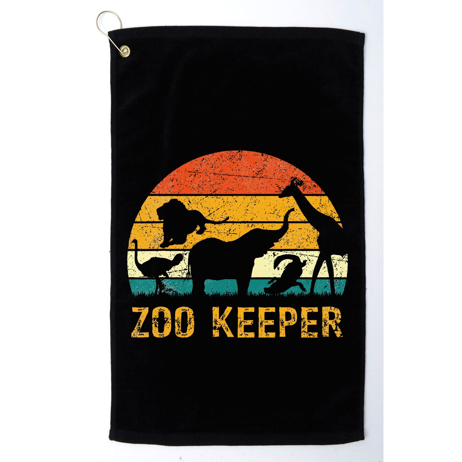 Zoo Keeper Funny Halloween Costume Golf Towel