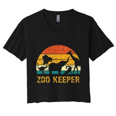 Zoo Keeper Funny Halloween Costume Crop Top