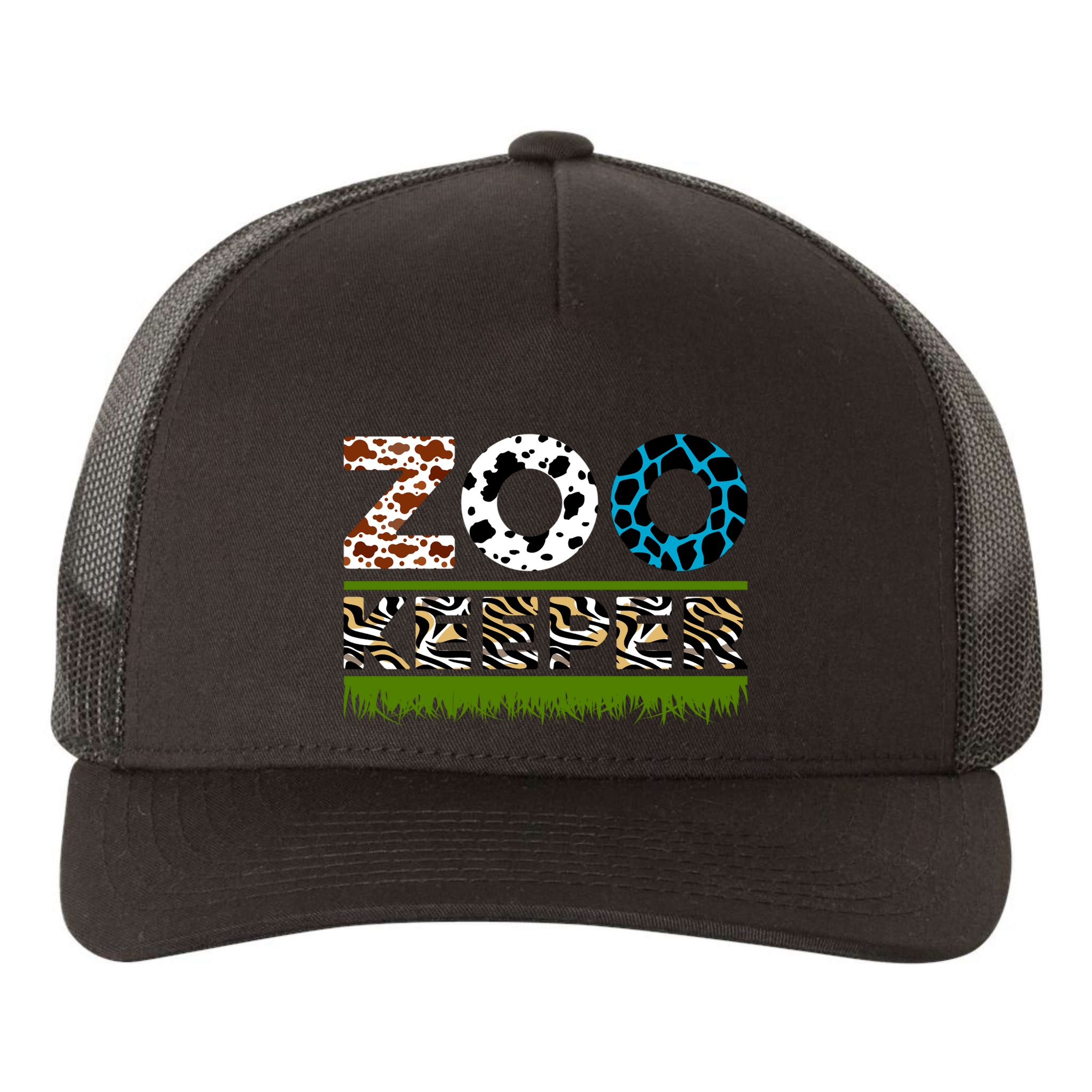 Zoo Keeperfunny Gift For Zoo Keeper Yupoong Adult 5-Panel Trucker Hat